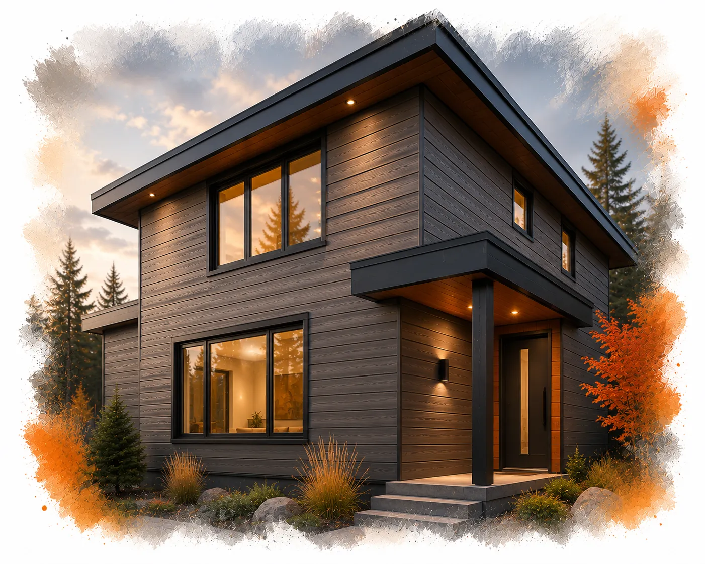 Long board siding